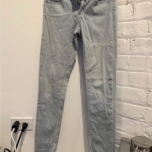 AG Adriano Goldschmied Light Gray Women Jeans